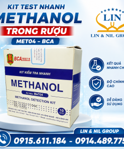 KIT TEST NHANH METANOL TRONG RƯỢU MET04 - BCA