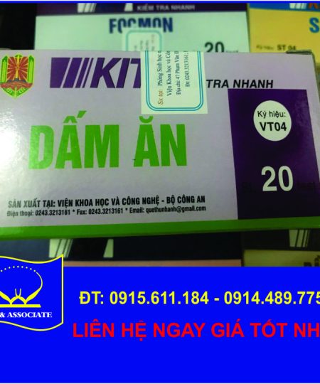 KIT TEST NHANH DẤM ĂN VT04 -BCA