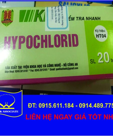 KIT TEST NHANH HYPOCHLORID HT04 -BCA
