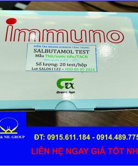 Kít test nhanh dư lượng chất tăng trọng SALBUTAMOL