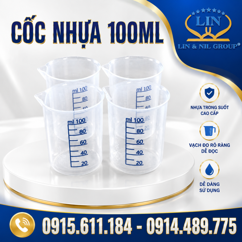 CỐC NHỰA 100ML